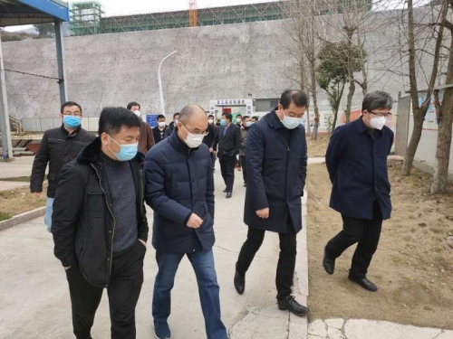 【领导关怀】发挥优势  共克时艰——市城投集团检查组一行对cq9电子入口集团天子岭分类减量EPC项目复工情况检查指导