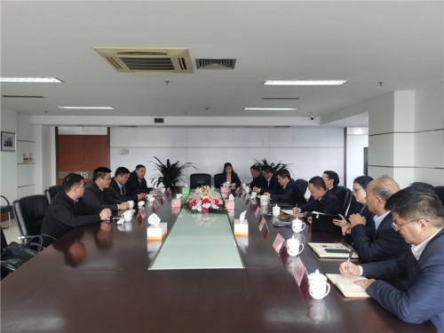 【领导关怀】市城投集团党委委员、副总经理沈卓恒一行赴cq9电子入口调研指导工作